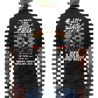 I'm Not Single I Have A Cocker Spaniel Men's T-shirt Back Print | Mazezy