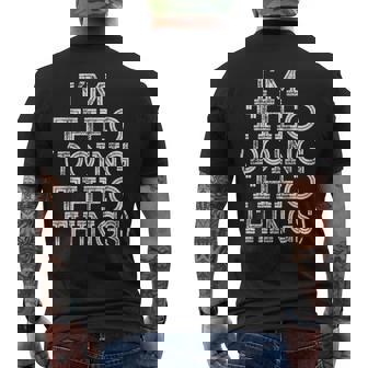 I'm Theo Doing Theo Things Family Reunion First Name Men's T-shirt Back Print - Seseable