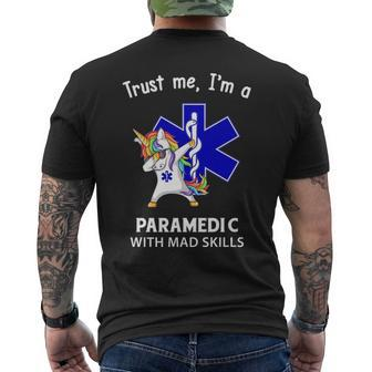 I'm A Paramedic Men's T-shirt Back Print | Mazezy