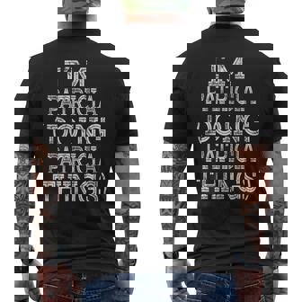 I'm Patricia Doing Patricia Things Family Reunion First Name Men's T-shirt Back Print - Seseable