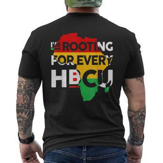 I'm Rooting For Every Hbcu Black History Melanin African Men's T-shirt Back Print - Monsterry CA