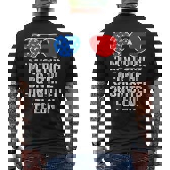 I'm Voting For The Convicted Felon Pro 2024 Men's T-shirt Back Print | Mazezy