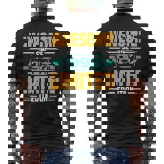 Impresionante Desde 1992 Aniversario De La Edición Limitada De 1992 Camiseta Hombre Estampado Espalda - Regaloses