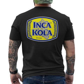 Inca Kola Soda Golden Kola Bubblegum Cream Soda Peru Men's T-shirt Back Print - Monsterry UK