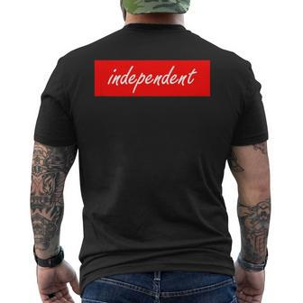 Independent People Men's T-shirt Back Print - Monsterry