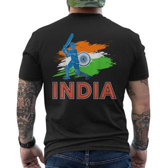 Indian Cricket Team India Cricket Team Fan Jersey Men's T-shirt Back Print - Seseable