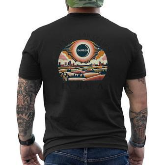 Indiana Eclipse 4 08 24 America Total Solar Eclipse 2024 Men's T-shirt Back Print - Thegiftio UK