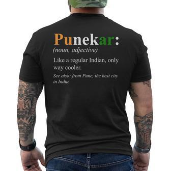 Indisches Pune-Geschenk – Punekar Definition T-Shirt mit Rückendruck - Seseable