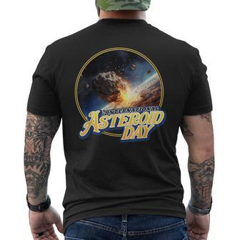 International Asteroid Day Meteor Lover Astronomer Men's T-shirt Back Print - Monsterry AU