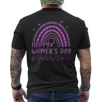 International Women's Day 2024 Women's Rainbow Men's T-shirt Back Print - Seseable