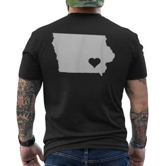Iowa Love Iowa Home Men's T-shirt Back Print - Monsterry CA