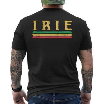 Irie Rasta Reggae Rastafari Jamaica Jamaican Men's T-shirt Back Print - Monsterry UK