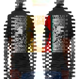 Ironworker Vintage Retro Union Worker Men's T-shirt Back Print | Mazezy