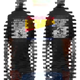 Israel España Bandera De La Amistad Israel Camiseta Hombre Estampado Espalda - Regaloses