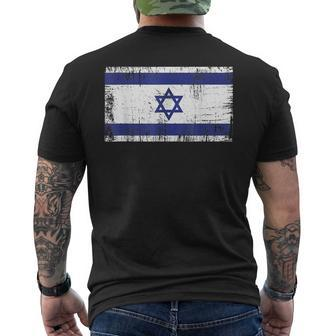 Israeli Flag Israel Men's T-shirt Back Print - Seseable