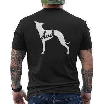 Italian Greyhound Dog Dad Mens Back Print T-shirt | Mazezy UK