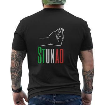 Words In Italian Stunad Italian Italy Mens Back Print T-shirt - Thegiftio UK
