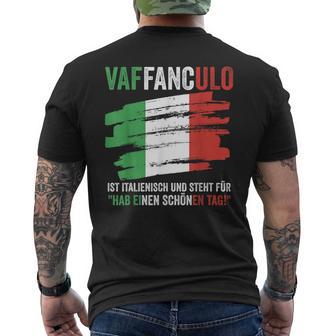 Italy Italian Sicilyaffanculo T-Shirt mit Rückendruck - Geschenkecke