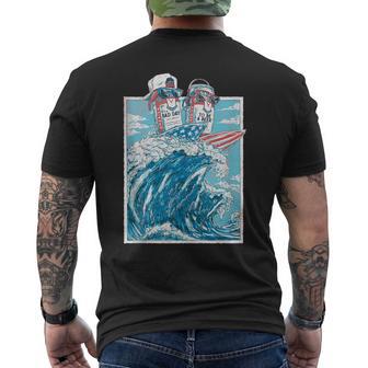 It's A Bad Day To Be A Beer Drinking Beer And Surf Men's T-shirt Back Print - Monsterry AU