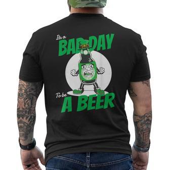 It's A Bad Day To Be A Beer St Patrick's Day Men's T-shirt Back Print | Mazezy CA