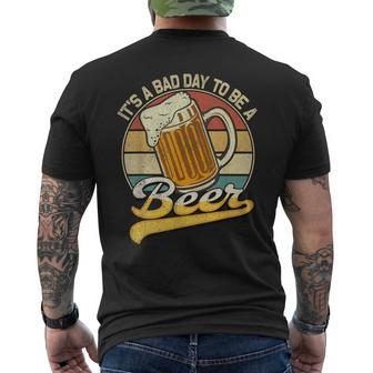 Its A Bad Day To Be A Beer Men's T-shirt Back Print - Thegiftio UK