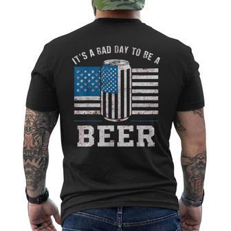 Its A Bad Day To Be A Beer Red Men's T-shirt Back Print - Monsterry UK