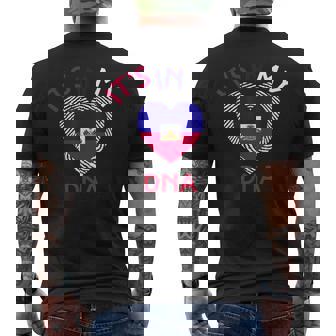 It's In My Dna Haiti Flag Haitian Life Pride Haiti Patriotic Men's T-shirt Back Print - Seseable