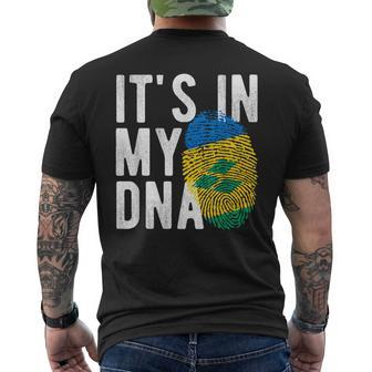 It's In My Dna St Vincent And The Grenadines Flag Men's T-shirt Back Print - Thegiftio UK