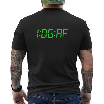 Its I Dont Give A F Ck Time Idgaf Sarcastic No F Cks Given Mens Back Print T-shirt - Thegiftio UK