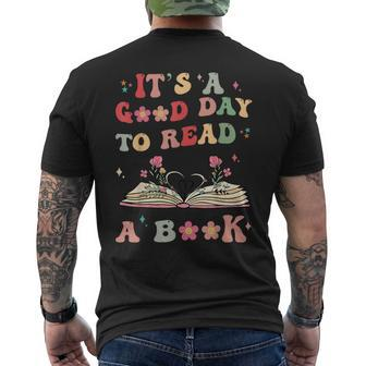 It's A Good Day To Read A Book World Book Day 2024 Men's T-shirt Back Print - Thegiftio UK