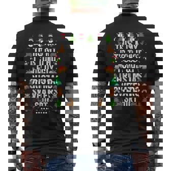 This Is My It's Too Hot For Ugly Christmas Sweaters Mens Back Print T-shirt - Thegiftio