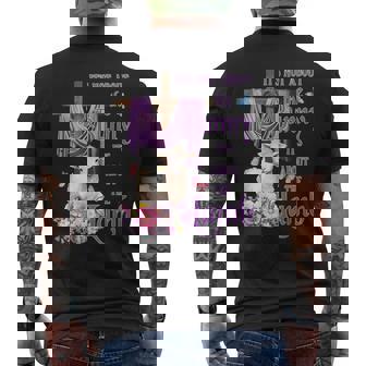 It's Not About The Bunny It's About The Lamb Cute Easter Men's T-shirt Back Print - Seseable