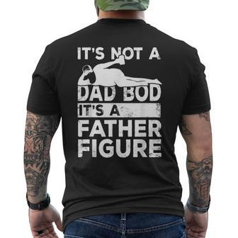 Its Not A Dad Bod Its A Father Figure Beer Lover For Men Men's T-shirt Back Print - Monsterry