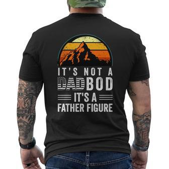 Its Not A Dad Bod Its A Father Figure Dad Bod Mens Back Print T-shirt - Thegiftio UK