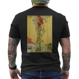 Jack And The Beanstalk -Cool Vintage Fairytale Men's T-shirt Back Print - Monsterry DE