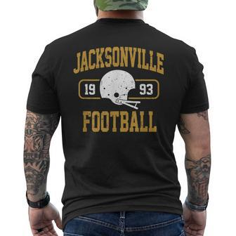 Jacksonville Football Athletic Vintage Sports Team Fan Men's T-shirt Back Print - Monsterry UK