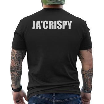 Jacrispy Ja'crispy Jakrispie Sal Hilarious Men's T-shirt Back Print - Monsterry UK