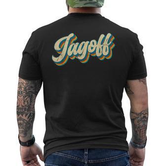 Jagoff Slang Pittsburgh Pennsylvania Yinzer Vintage Men's T-shirt Back Print - Monsterry AU