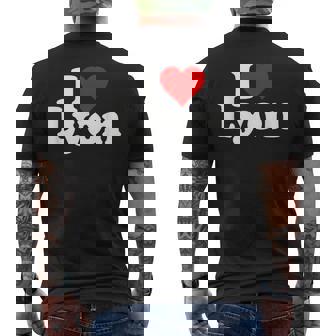 J'aime Heart Lyon Lyon France T-shirt imprimé au dos - Cadeauxyz