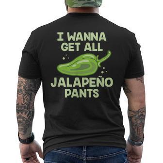 Jalapeno Pun Valentines Day Men's T-shirt Back Print - Monsterry