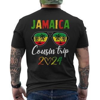 Jamaica Cousin Crew Trip 2024 Summer Vacation Matching Group Men's T-shirt Back Print | Mazezy