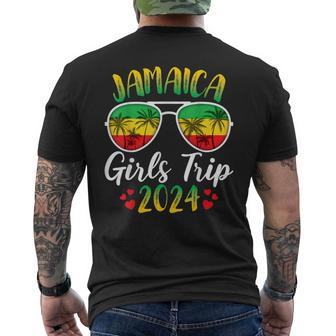 Jamaica Girls Trip 2024 Family Matching Summer Vacation Men's T-shirt Back Print - Seseable