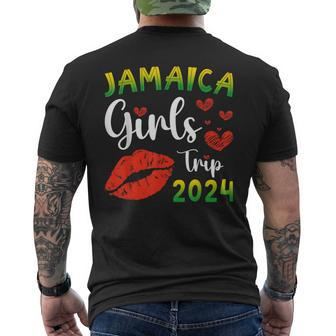 Jamaica Girls Trip 2024 Summer Vacation Jamaica Matching Men's T-shirt Back Print - Thegiftio UK