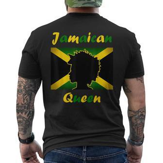 Jamaica Independence Day Proud Jamaican Queen Men's T-shirt Back Print - Monsterry AU