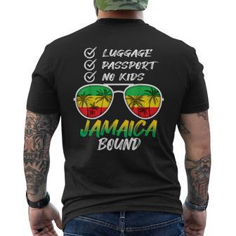 Jamaican Travel Vacation Trip Outfit To Jamaica Women Men's T-shirt Back Print - Thegiftio