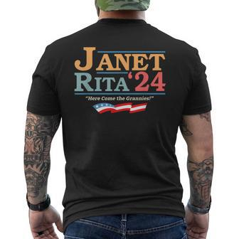 Janet Rita 24 Here Come The Grannies Men's T-shirt Back Print - Monsterry