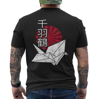 Japanase Origami Master Japan Paper Folding Men's T-shirt Back Print - Monsterry CA