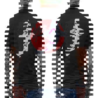 Japanese Culture Koi Fish Taisho Sanke Nishikigoi Koi Carp Men's T-shirt Back Print - Thegiftio
