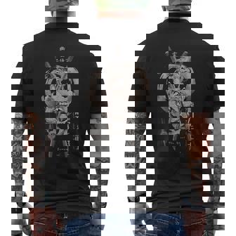 Japonais Dragon Samouraï Esthétique Dans L'art Rétro Samouraï T-shirt imprimé au dos - Cadeauxyz