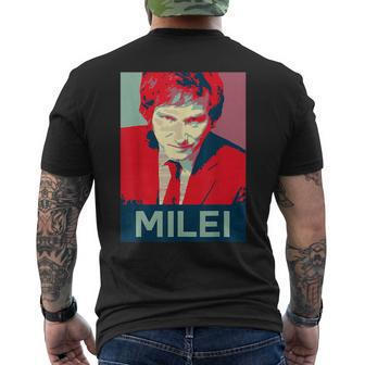 Javier Milei Presidente 2023 Men's T-shirt Back Print | Mazezy